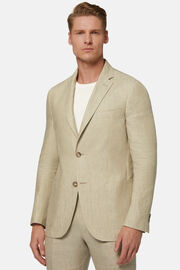 Dove Grey Pure Linen Jacket, , hi-res