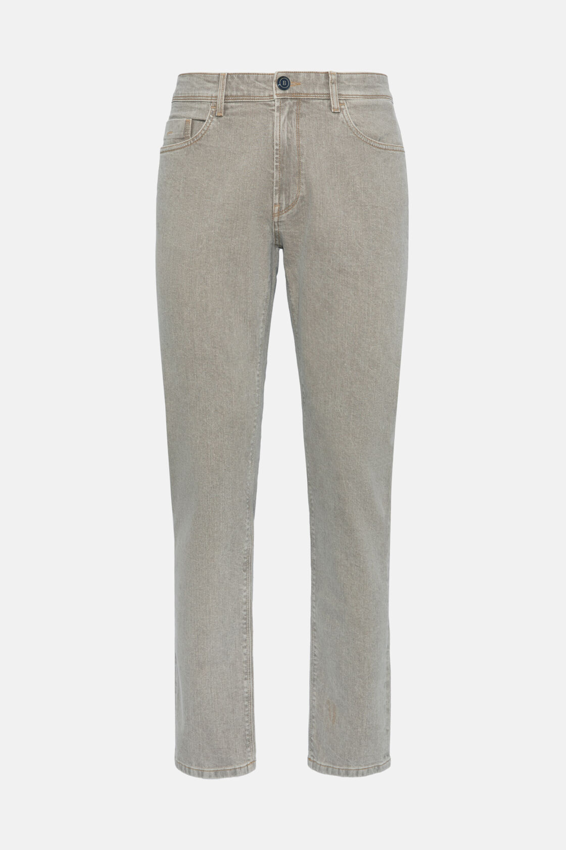 Szare jeansy elastyczne, Taupe, hi-res
