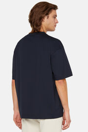 Nagy teljesítményű jersey anyagból készült póló, Navy blue, hi-res