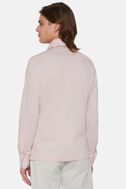 Camisa Polo de Malha Japonesa, Pink, hi-res