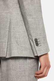Casaco de nylon com micropadrão cinzento-claro, Light grey, hi-res