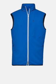 Vest in B Tech Stretch Recycled Nylon, Royal blue, hi-res