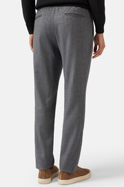 City Trousers in Flannel, Grey, hi-res