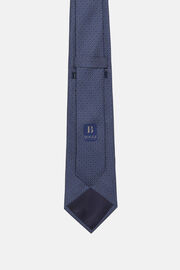 Μεταξωτή γραβάτα με μικροσχέδιο, Brown, hi-res