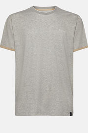 T-Shirt in Sustainable High-Performance Jersey, Grey, hi-res