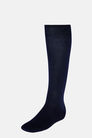 Calze Oxford In Cotone, Navy, hi-res