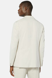 White B Tech Stretch Nylon Jacket, White, hi-res