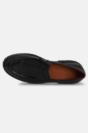 Leather Loafers, Black, hi-res