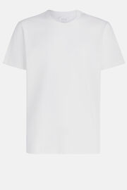 Camiseta De Punto De Algodón Pima, Blanco, hi-res