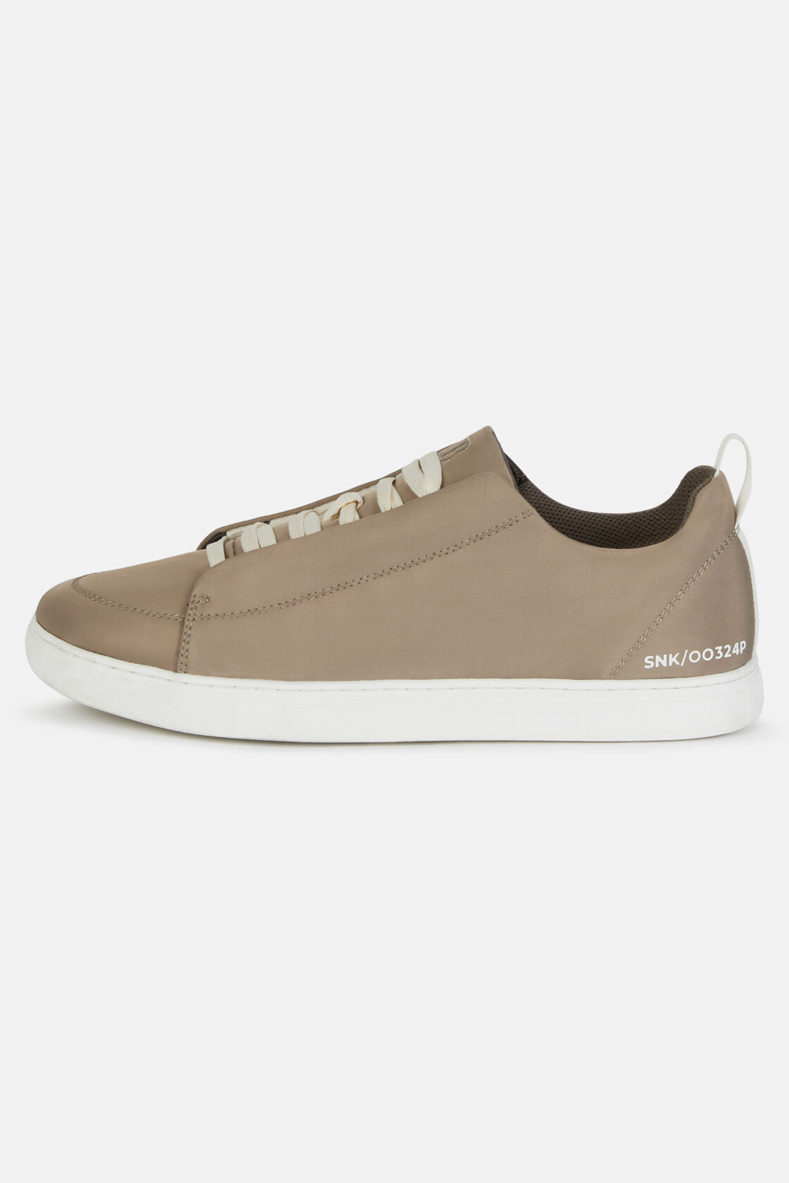Trainers in Taupe Coloured Technical Fabric, Taupe, hi-res