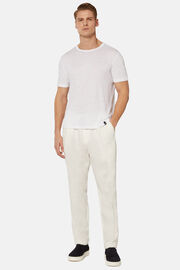 City Linen Pants, White, hi-res