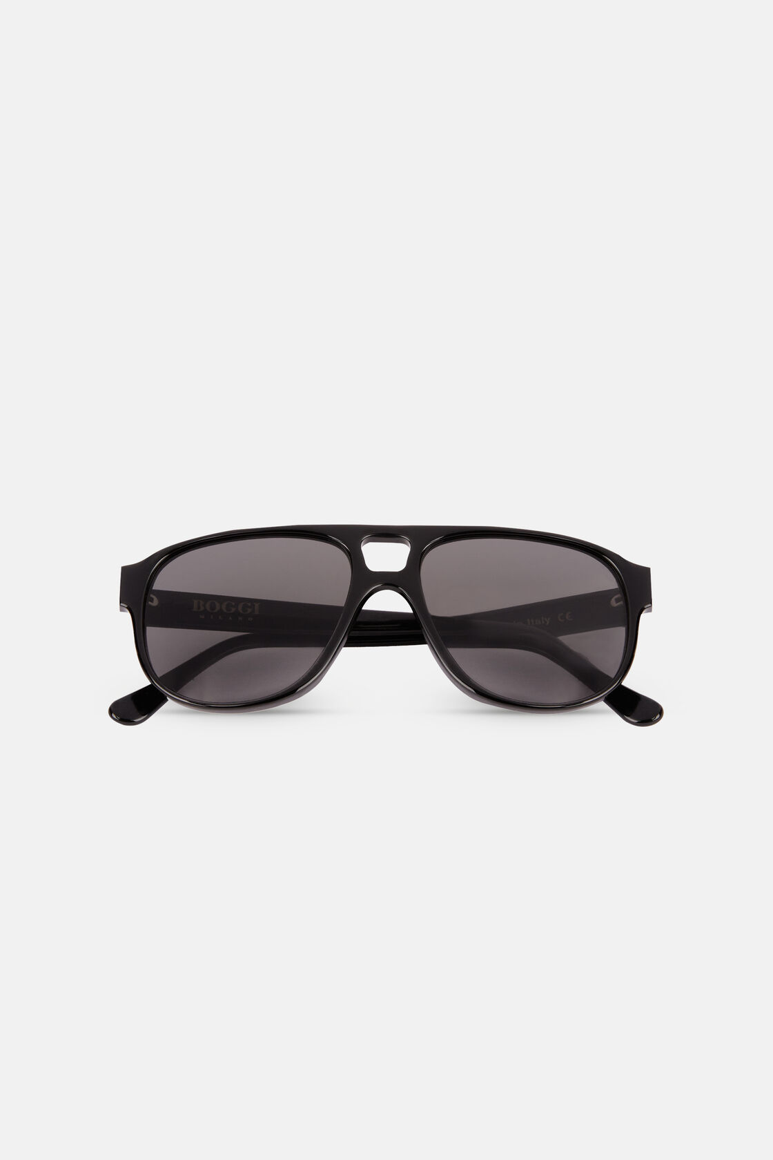 Black Porto Cervo Glasses, Black, hi-res