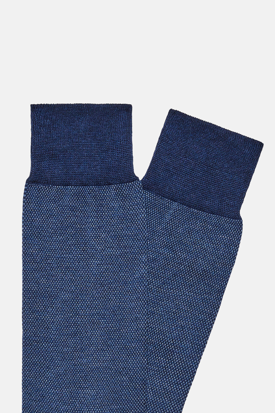 Calcetines Oxford de algodón, Air-azul, hi-res