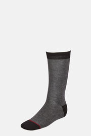 Κάλτσες ριγέ από οργανικό βαμβάκι, Grey, hi-res