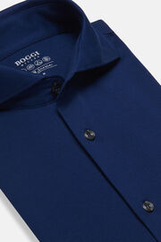 Koszulka polo z merceryzowanej piki, fason wyszczuplony, Royal blue, hi-res
