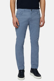 Stretch Cotton/Tencel Jeans, Air-blue, hi-res