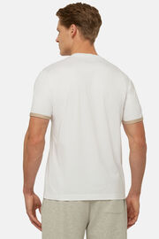 T-Shirt in Sustainable High-Performance Jersey, White, hi-res