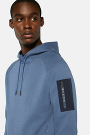 Light Recycled Scuba Hooded Sweatshirt, Air-blue, hi-res