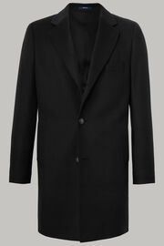 Single-breasted cashmere coat, , hi-res
