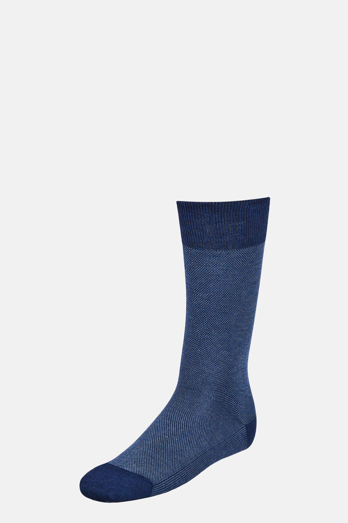 Κάλτσες Oxford από βαμβάκι, Air-blue, hi-res