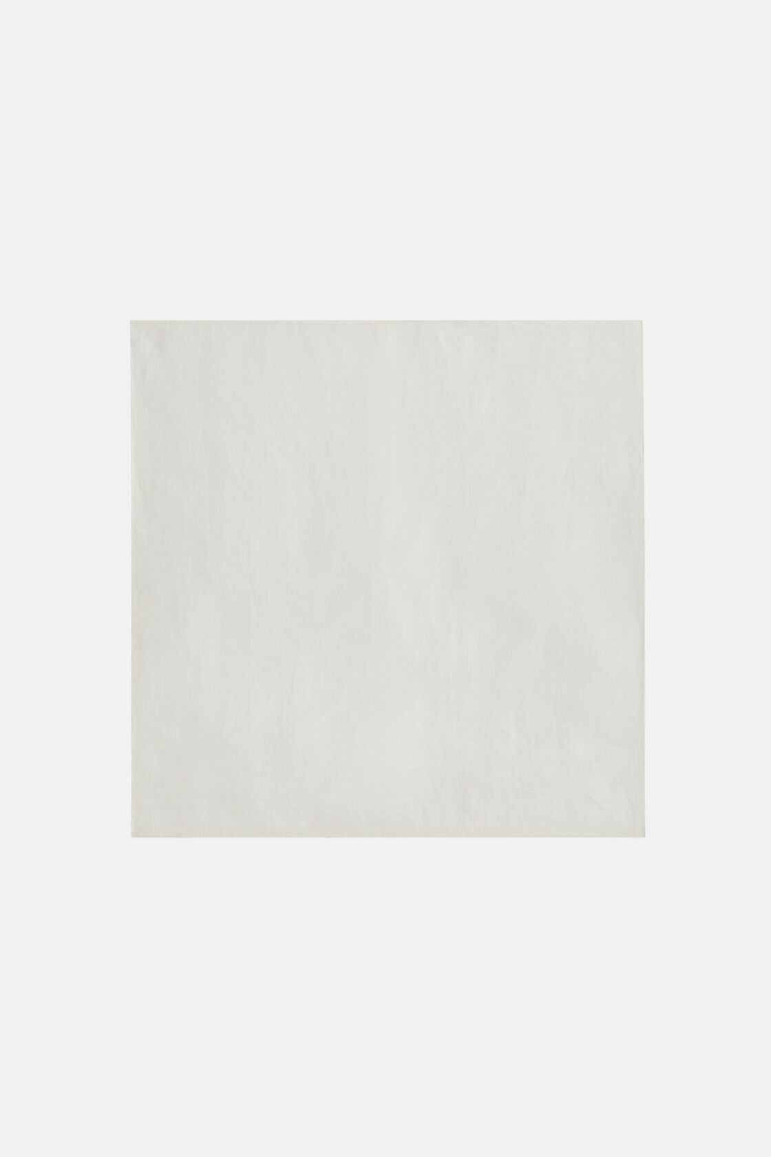 Linen Pocket Square, White, hi-res