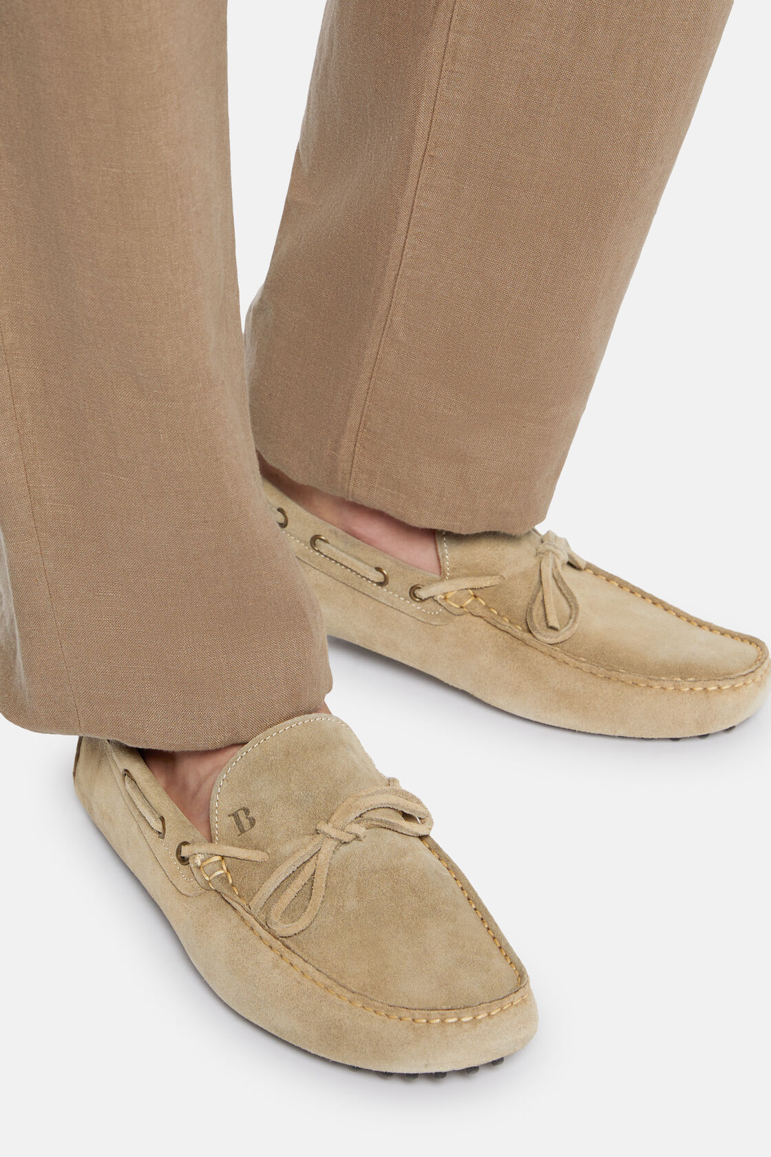 Wind Suede Loafers, Sand, hi-res