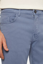 Stretch Katoen/Tencel Jeans, Air-blue, hi-res