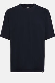 T-Shirt in Sustainable Performance Jersey, Navy blue, hi-res