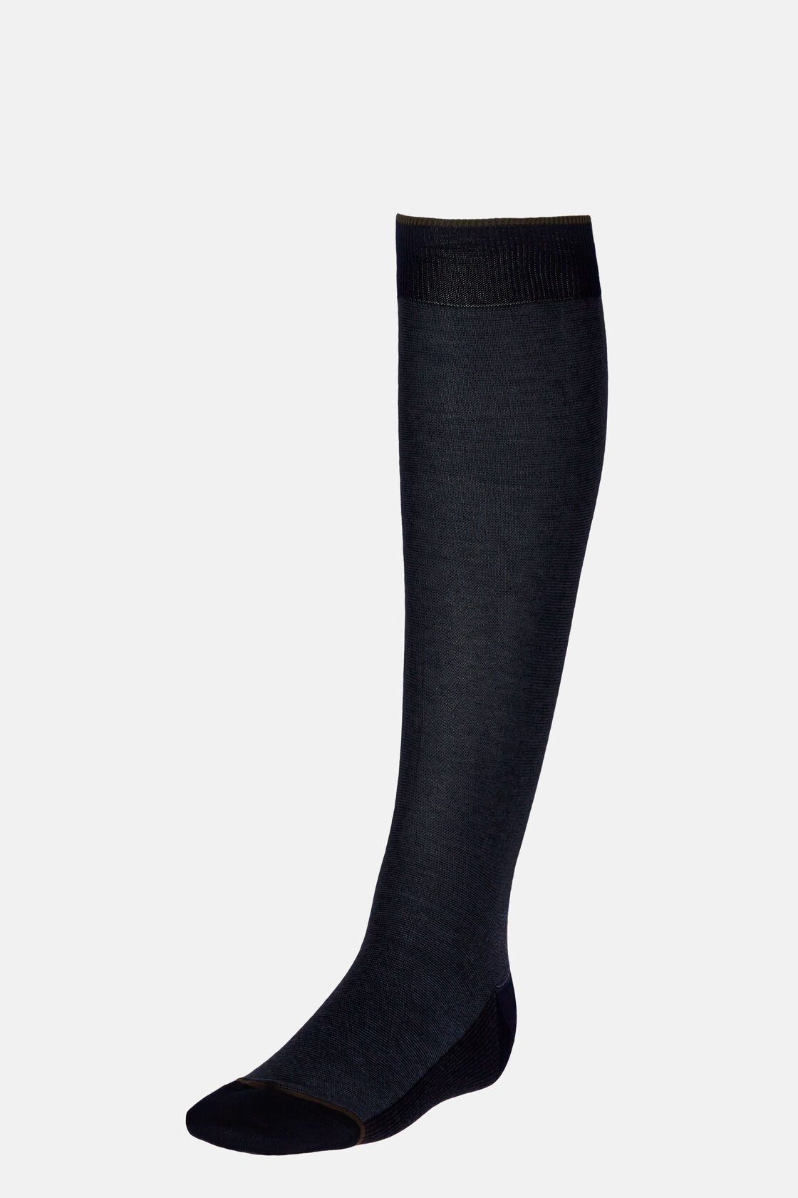 Striped Socks in Organic Cotton, Navy blue, hi-res