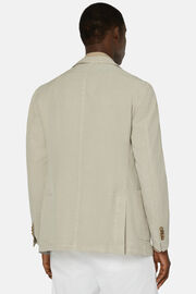Beige Tencel/Linen/Cotton Jacket, Beige, hi-res