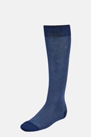 Oxford sokken van biologisch katoen, Air-blue, hi-res