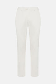 Pantalon En Nylon Extensible B Tech, Crème, hi-res