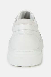 Weiße Sneaker Aus Leder Mit Logo, , hi-res