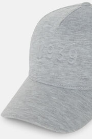 Jersey Baseball Cap with Logo, Grey, hi-res