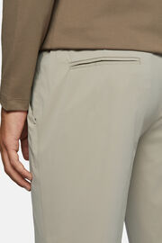 B-Tech Stretch Nylon Trousers, Beige, hi-res