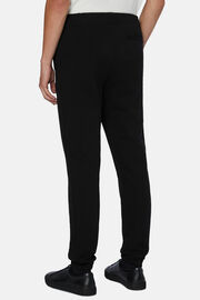 Trousers in Organic Cotton Blend, Black, hi-res