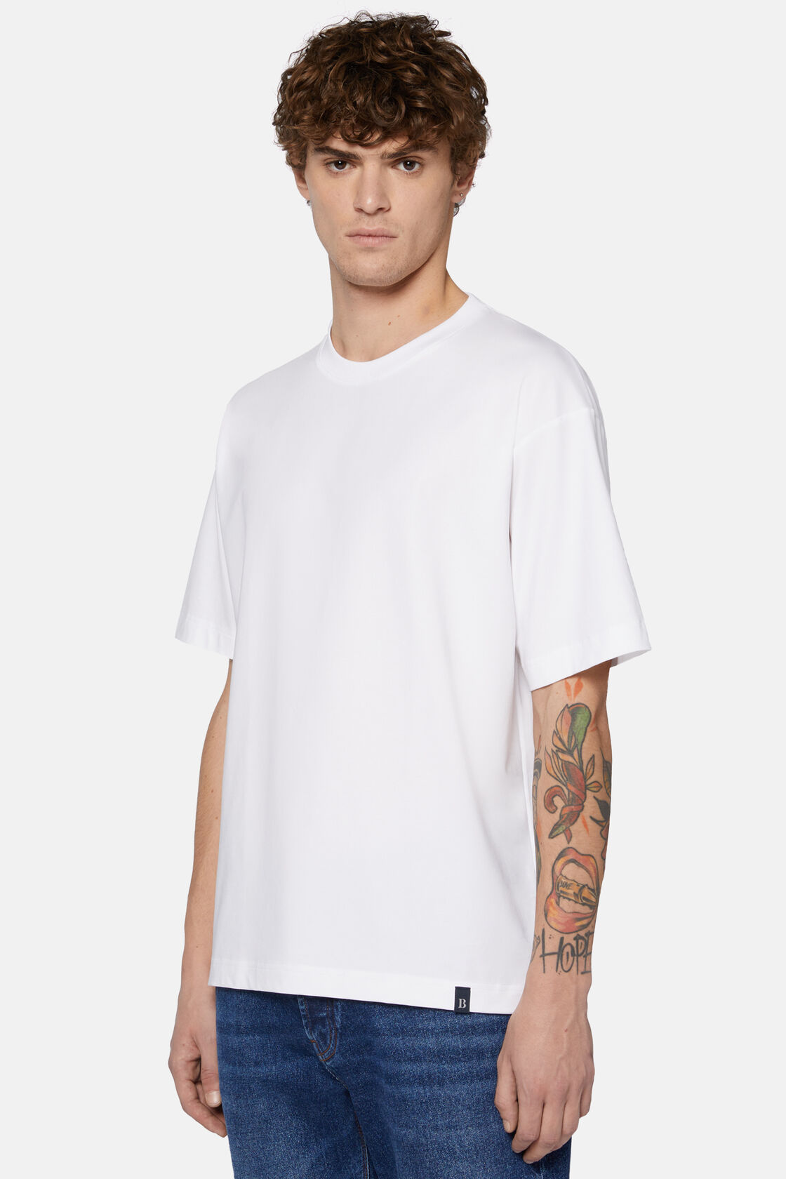 T-shirt van high-performance jersey, White, hi-res