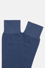 Organic Cotton Oxford Socks, Air-blue, hi-res