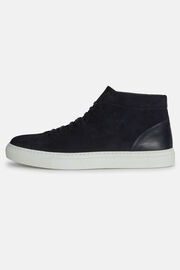 Navy Suede Trainers, Navy blue, hi-res