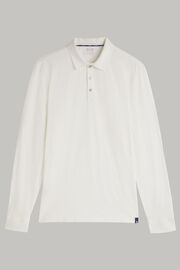 Polo in jersey di cotone regular fit, Bianco, hi-res
