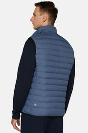 Goose Down Recycled Fabric Vest, Air-blue, hi-res
