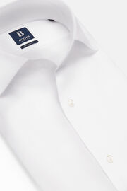 Regular Fit White Linen Shirt, White, hi-res