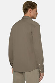 Regular Fit Performance Pique Polo Shirt, Brown, hi-res