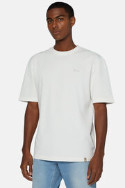 T-Shirt Mistura de Algodão Orgânico, White, hi-res