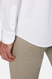 Polo Camicia In Piquè Performante Regular Fit, Bianco, hi-res