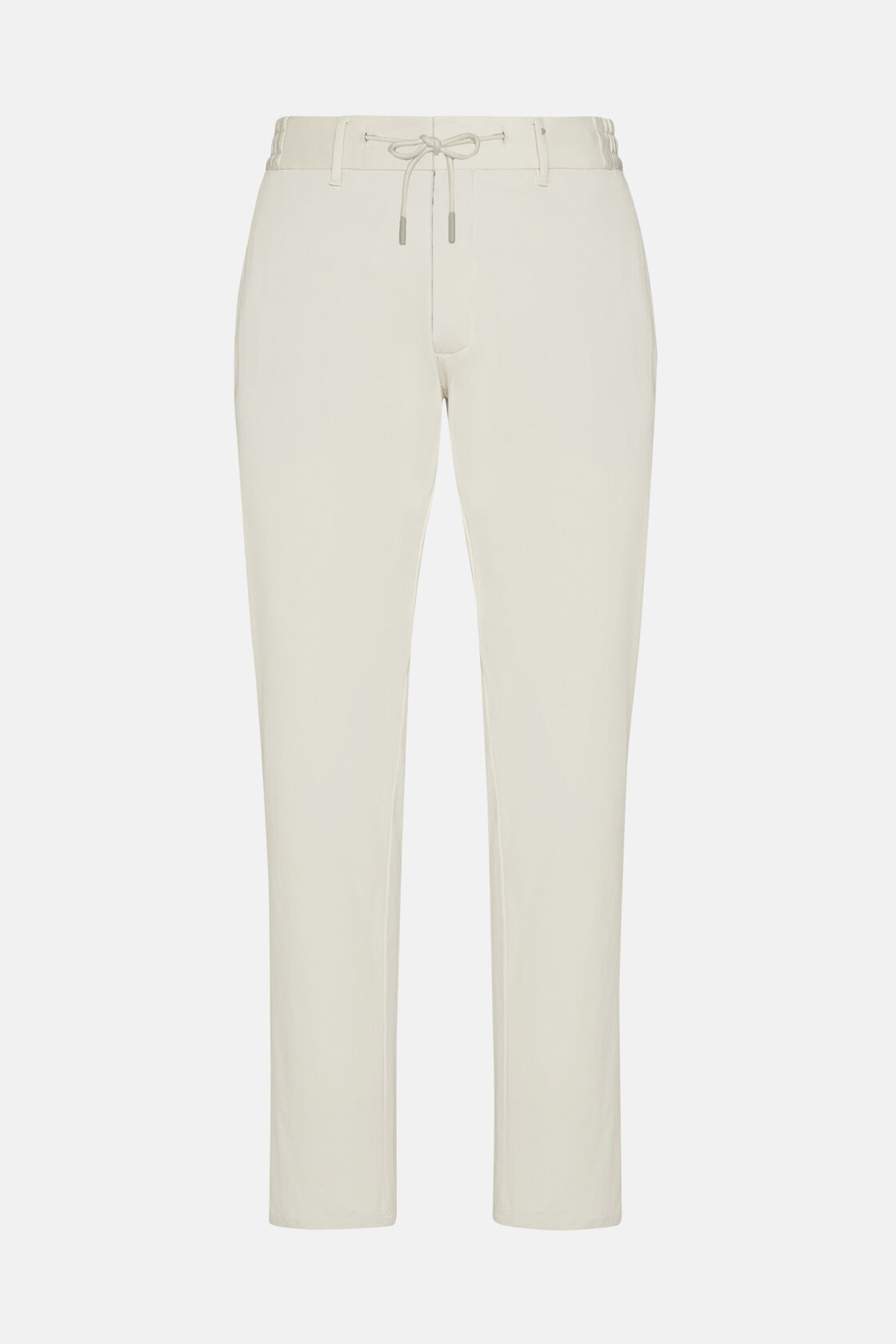 Pantalon En Nylon Extensible B Tech, Blanc, hi-res