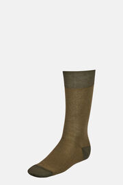 Κάλτσες Oxford από βαμβάκι, Military Green, hi-res
