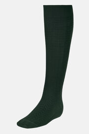 Cotton Blend Texture Effect Socks, Military Green, hi-res