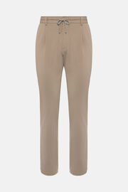 Pantaloni In Nylon Elasticizzato B Tech, Fango, hi-res