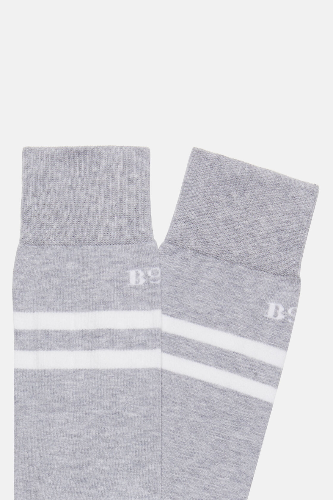 Cotton Blend Sports Socks, Grey, hi-res